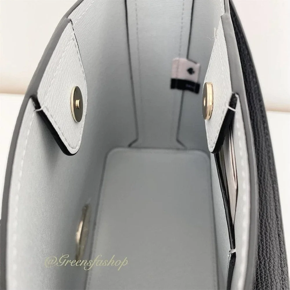 NWT Kate Spade Purse Darcy Black Small Bucket Bag Crossbody - Picture 6 of 10